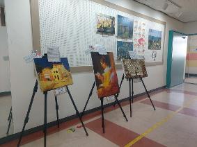 2025 글마루도서실 세계 명화 전시(사진)